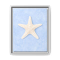 Starfish Wall Art Matte Canvas Print — Coastal Beach Decor, Framed Ocean Print
