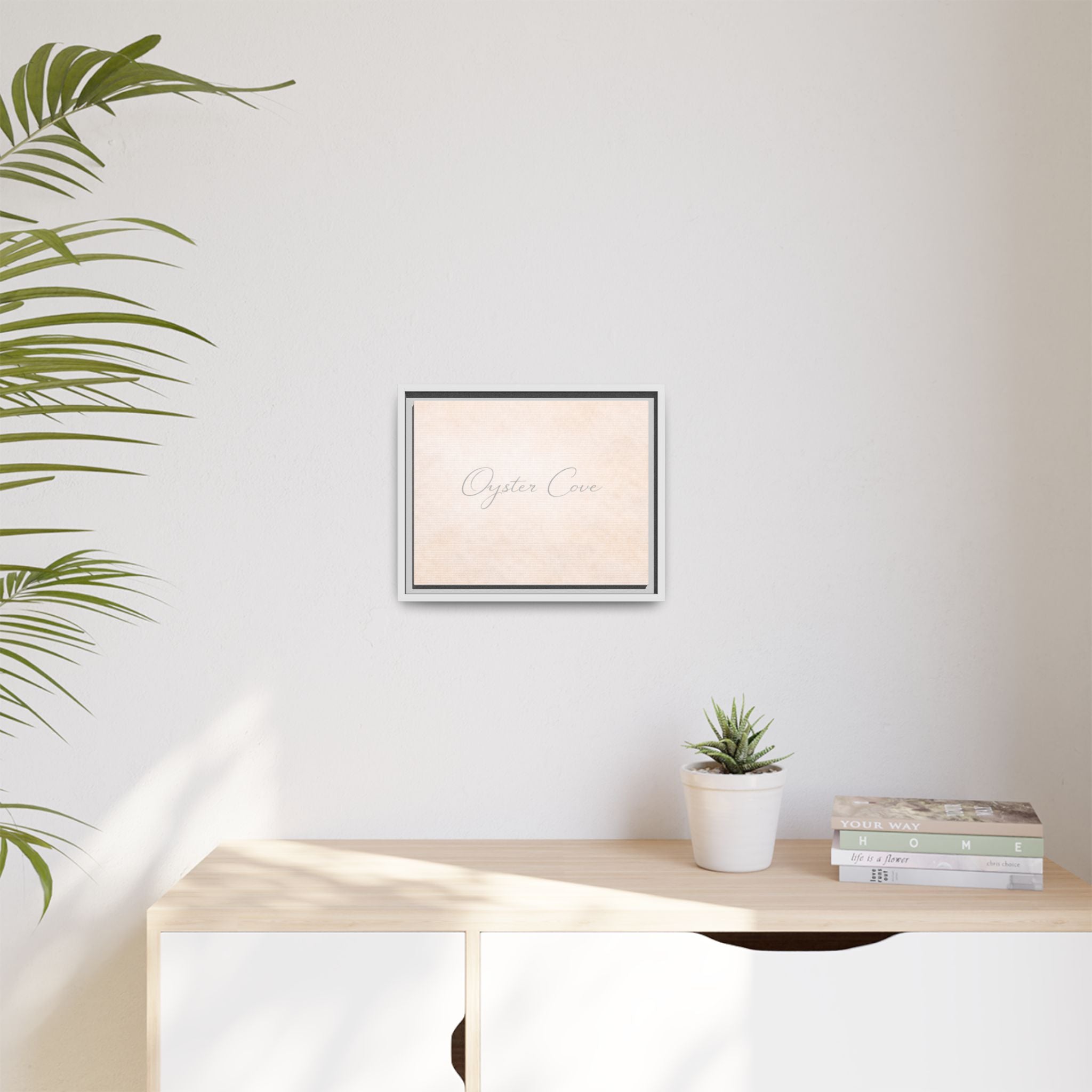 Oyster Cove Framed Matte Canvas Wall Art