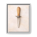 Framed Matte Canvas Print – Vintage Oyster Knife Wall Art