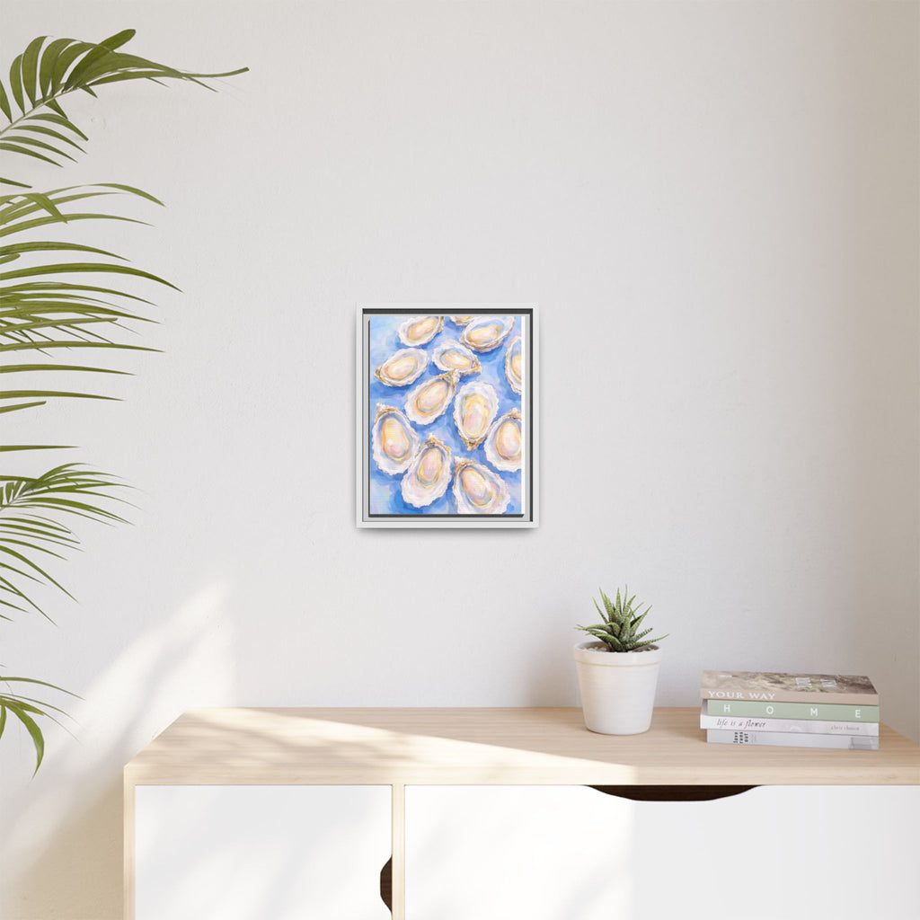 Copy of Seashell Watercolor Matte Canvas Print — Framed Coastal Wall Art