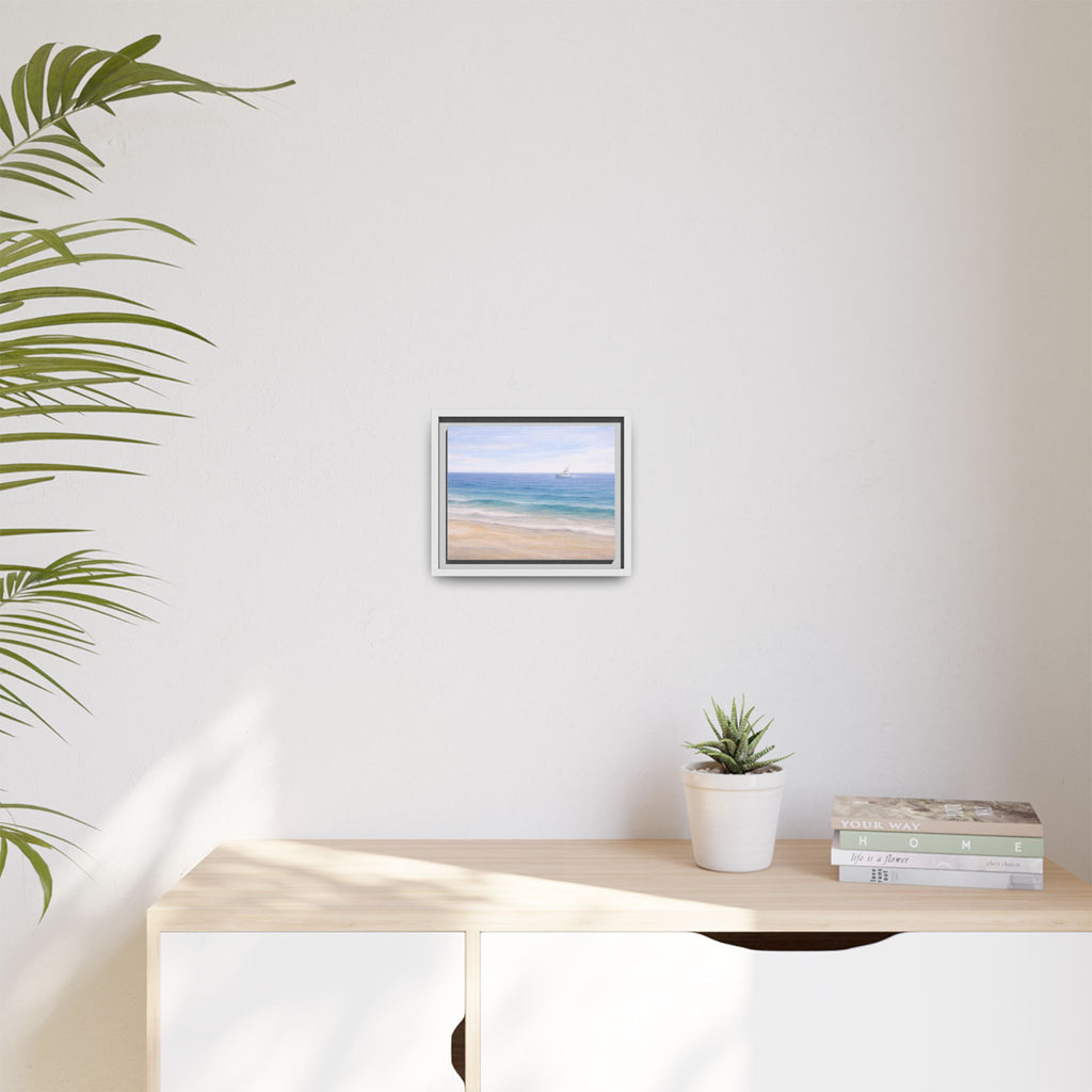 Sport fisher Seaside Breeze Matte Canvas Framed Wall Art